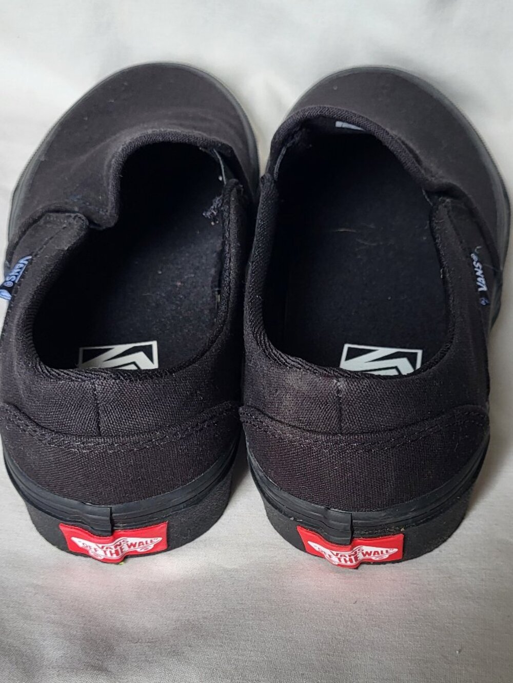 Vans Sneakers Women's 7.5 Black Slip On Skater Egirl Surfer Normcore School - Picture 3 of 14